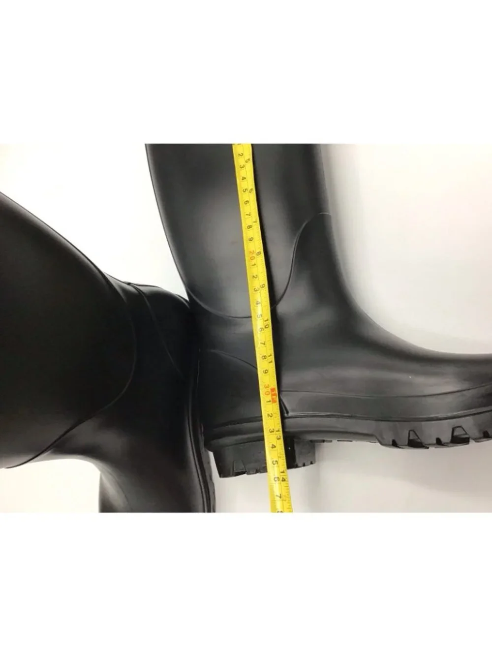 UGG SHELBY MATTE BLACK RUBBER SHEARLING TALL RAINBOOTS WOMEN'S SIZE US 8